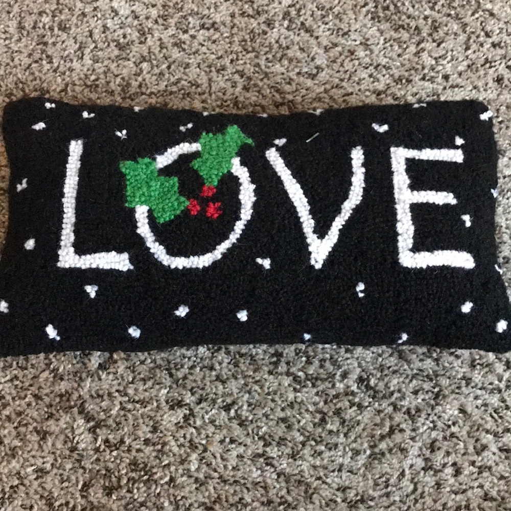 Love throw pillow